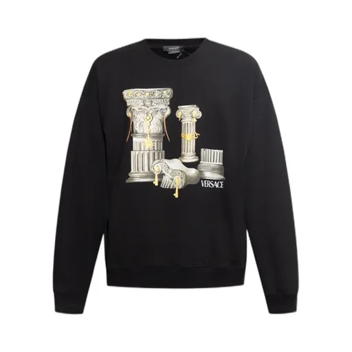 Graphic-Printed Crewneck Sweatshirt