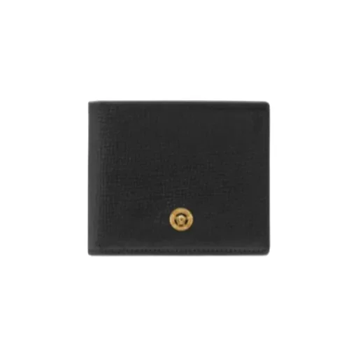 Medusa Biggie Logo-Lettering Bi-Fold Wallet