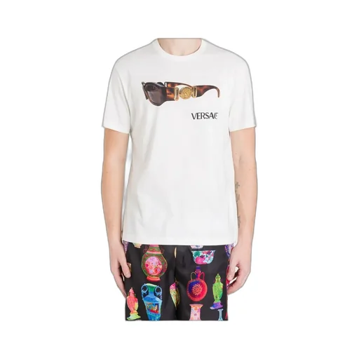 Logo Sunglasses Print T-Shirt