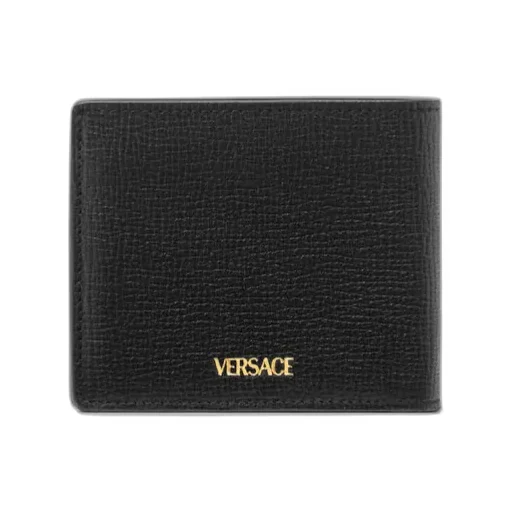 Medusa Biggie Logo-Lettering Bi-Fold Wallet