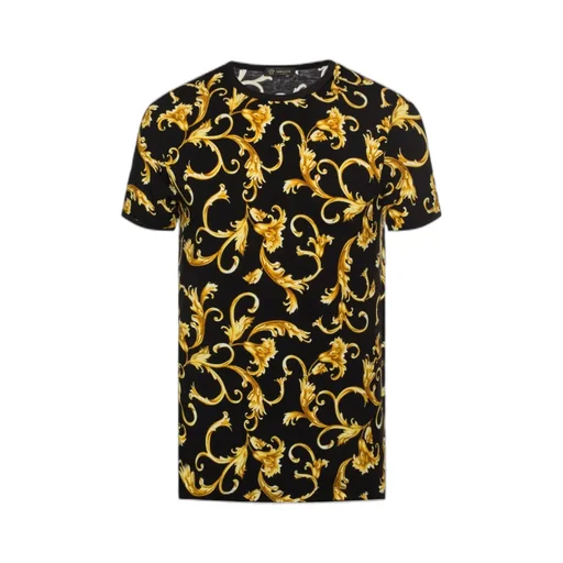 Printed Round Collar T-Shirt