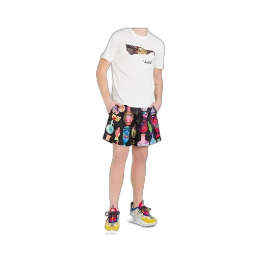 Logo Sunglasses Print T-Shirt