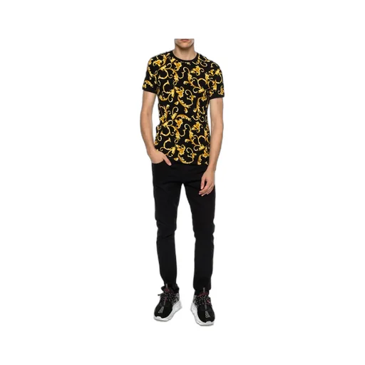 Printed Round Collar T-Shirt