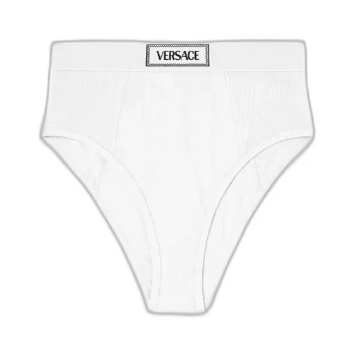 High-Waist Logo-Waistband Briefs