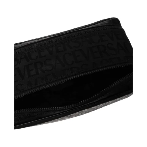 Logo Printed Zipped Wash Bag