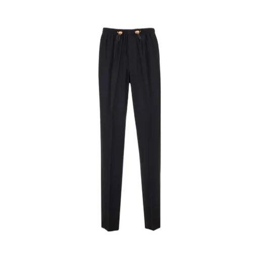 Drawstring Pleated Trousers
