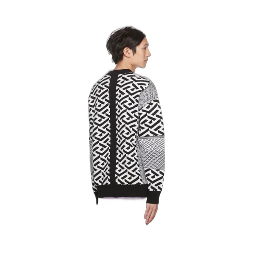 Logo-Motif Jacquard-Knit Jumper