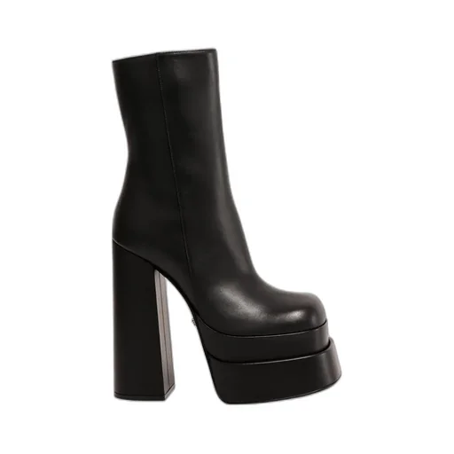 Block Heel Platform Boots