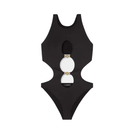 Medusa Cut-Out Detailed One-Piece Swimsuit