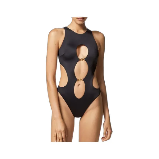 Medusa Cut-Out Detailed One-Piece Swimsuit