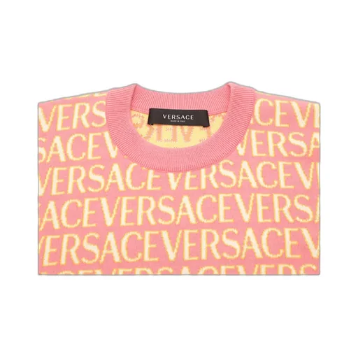 Long-Sleeved Sweater With Round Neck Logo