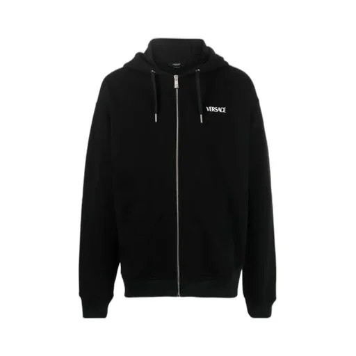 Graphic Printed Zipped Hoodie