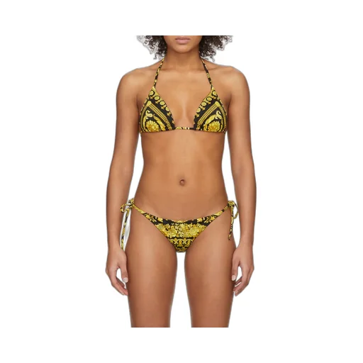 Baroque Printed Triangle Bikini Top