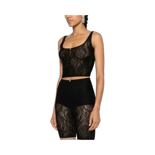 Medusa Head Floral-Lace Top