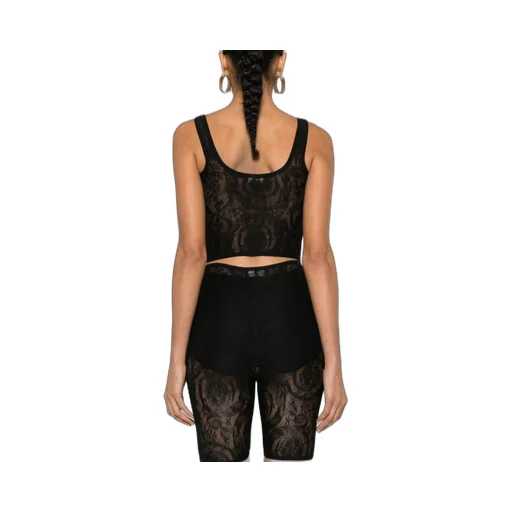 Medusa Head Floral-Lace Top