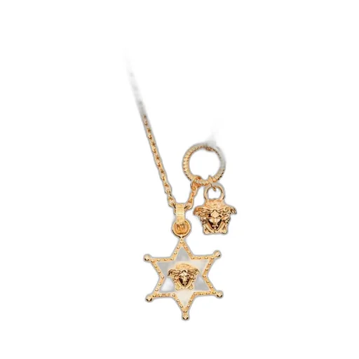 Medusa-Charm Detail Necklace