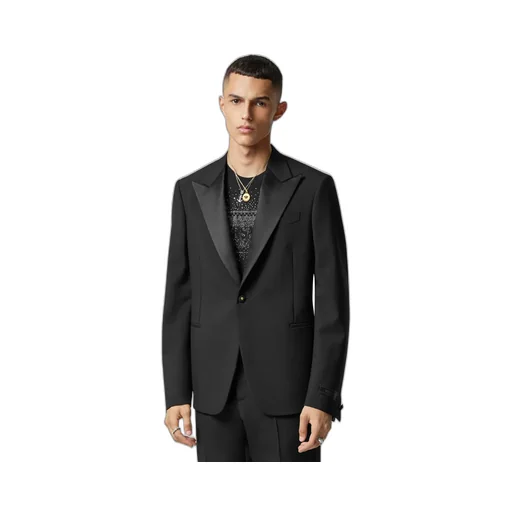 Duchesse Single-Breasted Tailored Blazer
