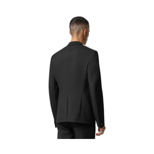 Duchesse Single-Breasted Tailored Blazer