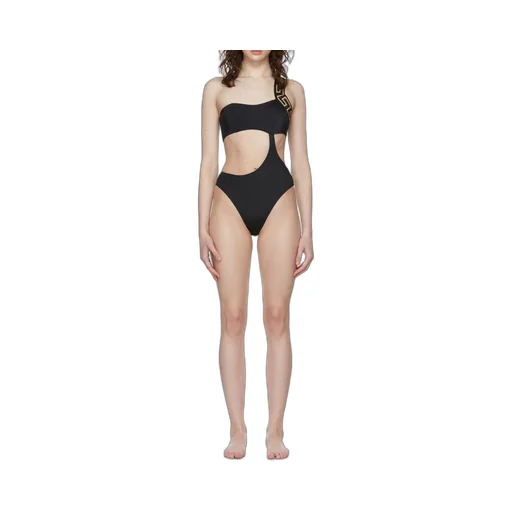 Cut-Out Grecca Detail Swimsuit