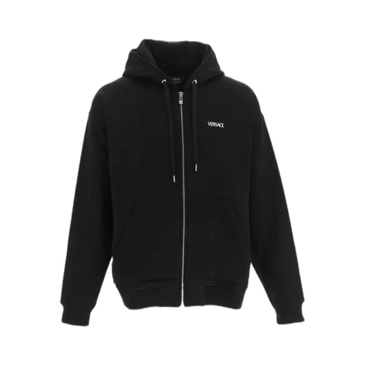 Logo-Print Zip-Fastening Hoodie