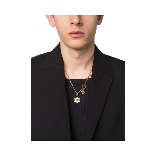 Medusa-Charm Detail Necklace