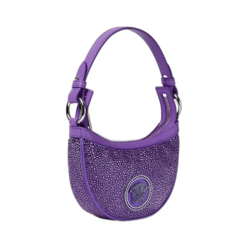 Versace Medusa-Motif Embellished Tote Bag
