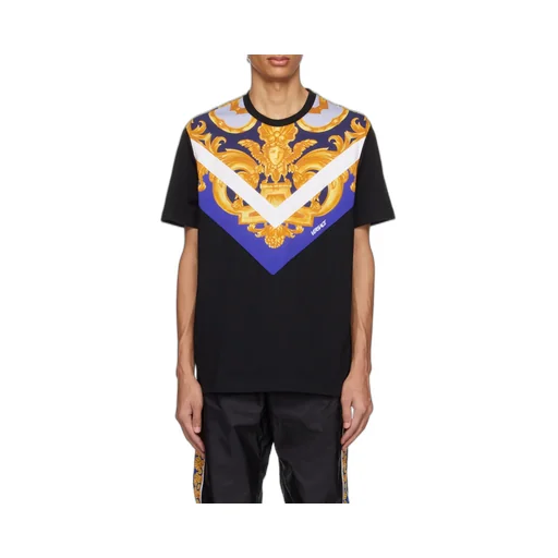 Medusa-Print Detail T-Shirt
