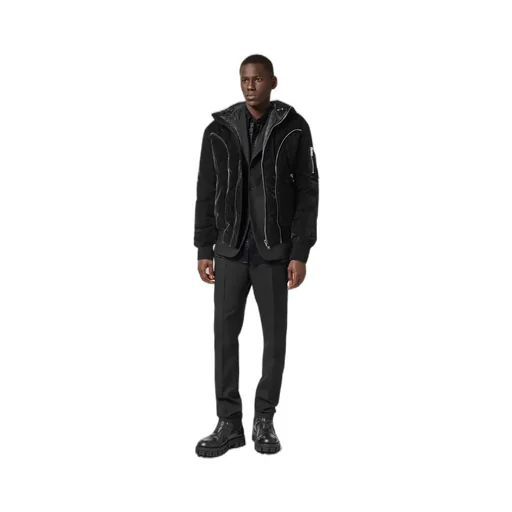 Zip-Detailed Hooded Puffer Jacket