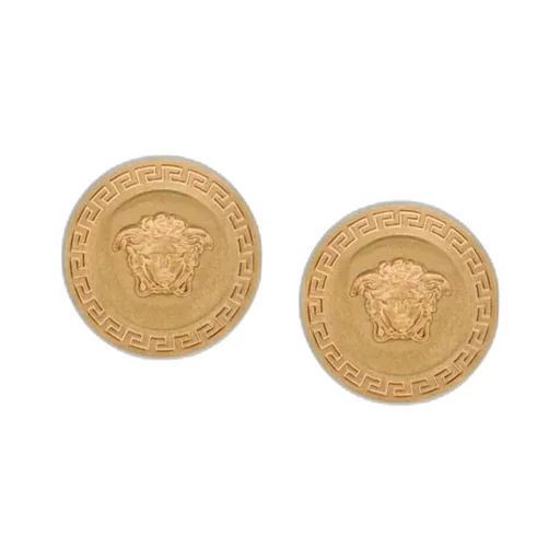 Medusa Embossed Earrings
