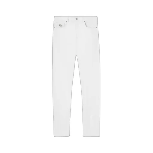 Logo-Patch Straight-Leg Jeans