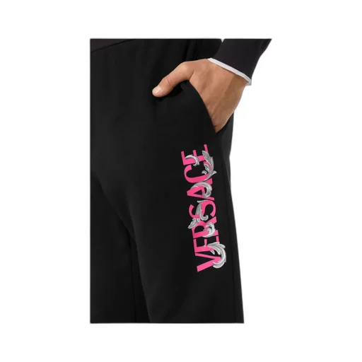 Logo Printed High Waist Track Pants