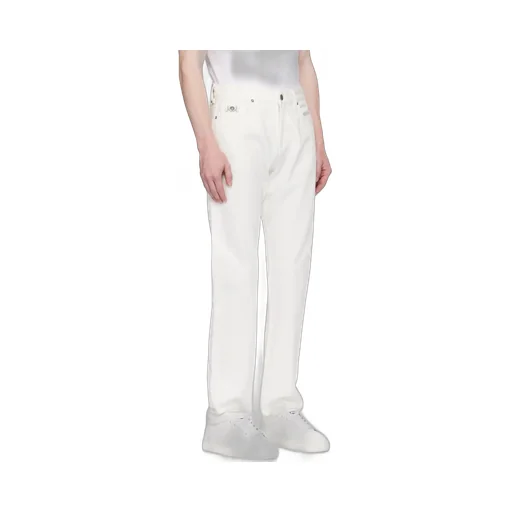 Logo-Patch Straight-Leg Jeans