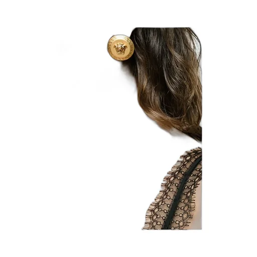 Medusa Embossed Earrings