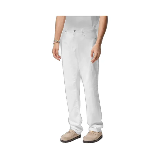 Logo-Patch Straight-Leg Jeans