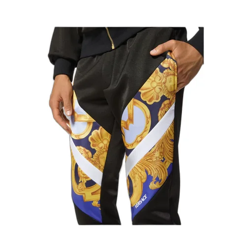 Baroque Printed Panelled Joggers