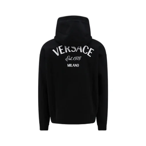 Milano Stamp-Embroidered Drawstring Hoodie
