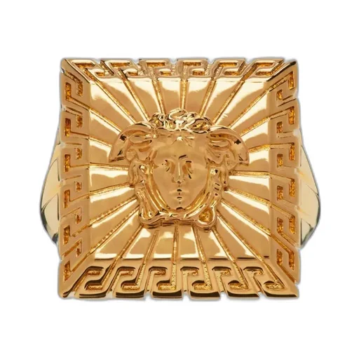 Medusa Signet Band Ring