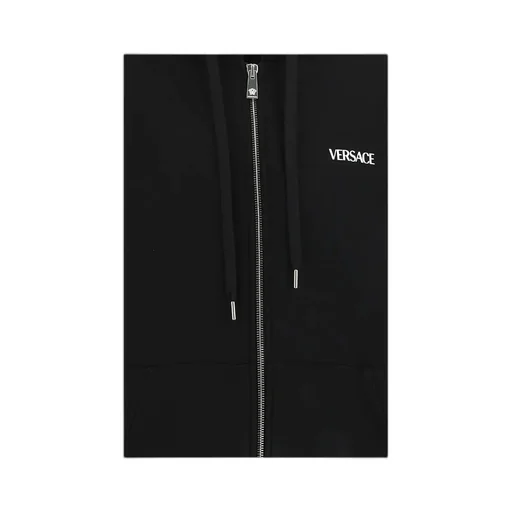 Logo-Print Zip-Fastening Hoodie