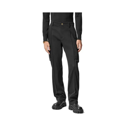 Pressed-Crease Drop-Crotch Trousers