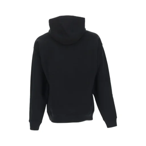 Logo Embroidered Long Sleeved Hoodie
