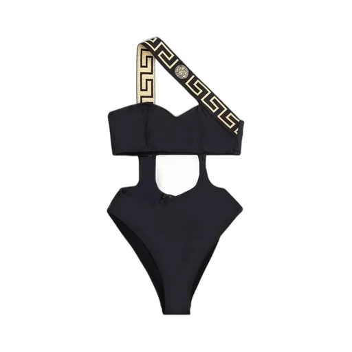 Cut-Out Grecca Detail Swimsuit