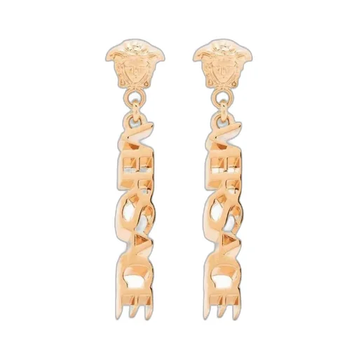 Medusa Head Motif Earrings