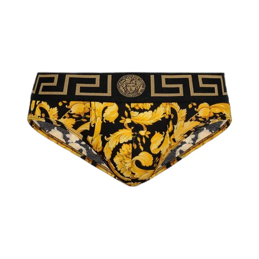Barocco-Printed Elasticated Waist Briefs