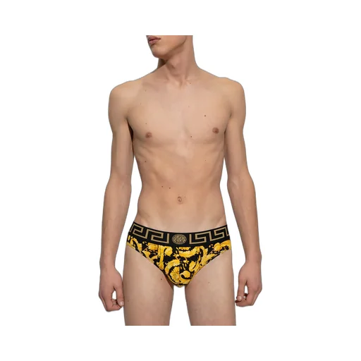 Barocco-Printed Elasticated Waist Briefs