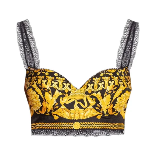 Baroque Pattern Cropped Top