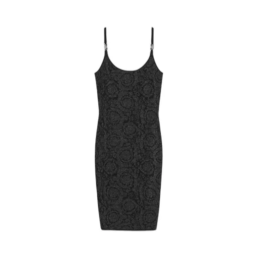 Barocco Lurex Stretched Dress