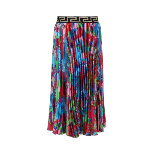 Floral Printed High Waist Skirt