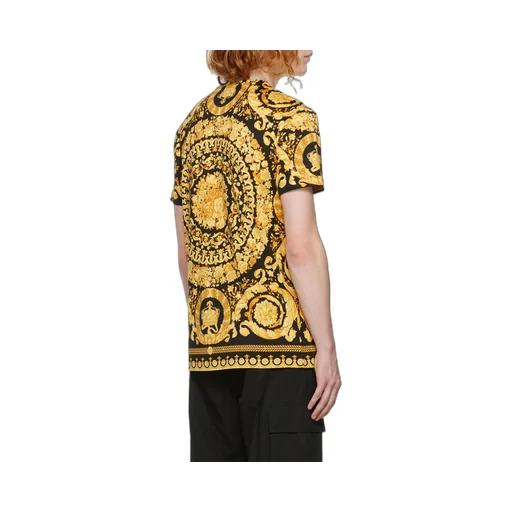 Allover Baroque Pattern Crewneck T-Shirt