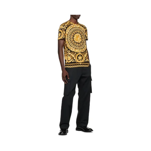 Allover Baroque Pattern Crewneck T-Shirt
