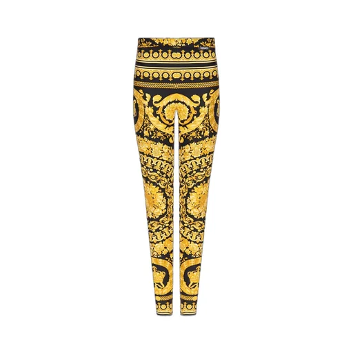 Barocco-Printed High Waist Leggings